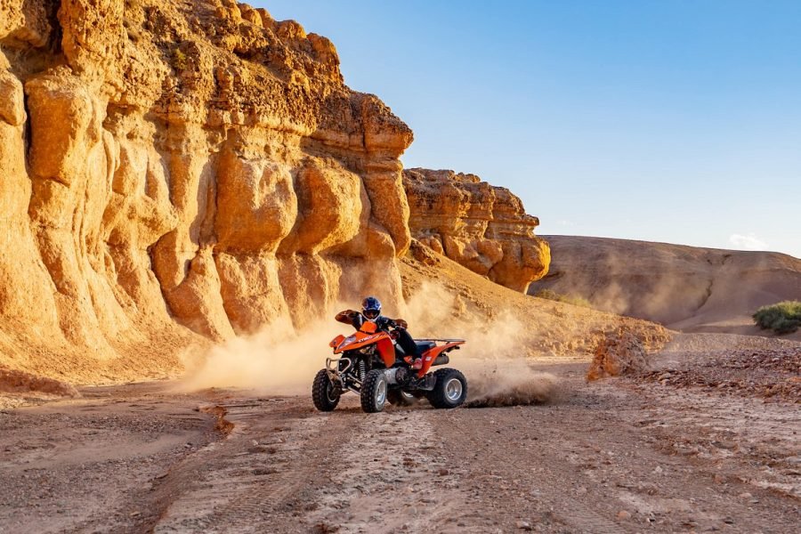 Desert Thrills: Quad Adventure in Agafay